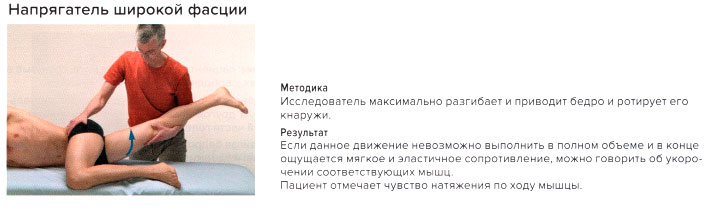 Напрягатель широкой фасции. Стресс тест
