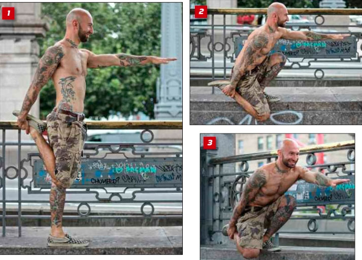 Приседания тигровой креветки