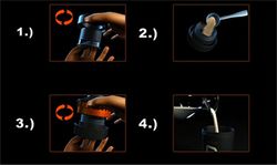 Устройство двухкамерного шейкера