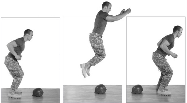 Прыжок через каску