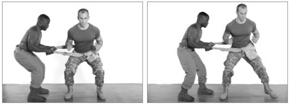 Движение приставным шагом с преодолением сопротивления