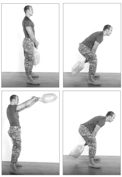 Махи мешком с песком