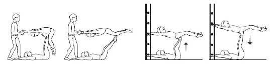 Рис. 23. Поднятие ногами партнера
