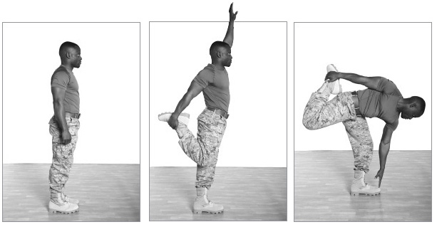 Растяжка четырехглавой мышцы бедра