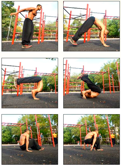 Кувырок с прыжком