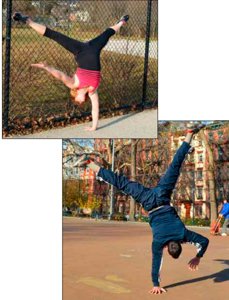 Стойка на одной руке