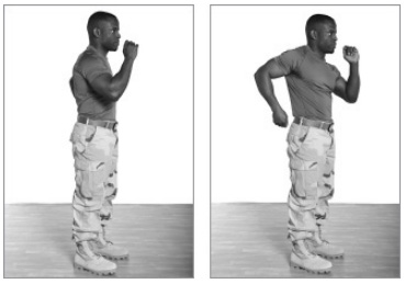 Махи руками (как во время бега)