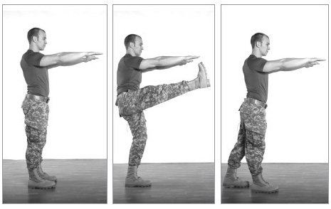 Ходьба с подъемом прямой ноги