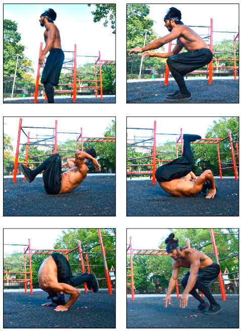 Плоский кувырок назад