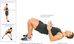 Мостик на локтях