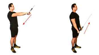 Жим книзу на блоке