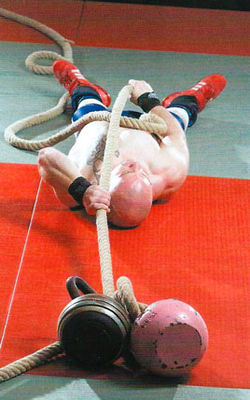 Лазание по канату. Дебют