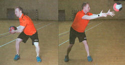 Бросок медбола в сторону