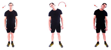 Наклоны головы в стороны