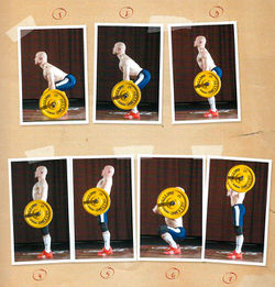 Подъем штанги на грудь