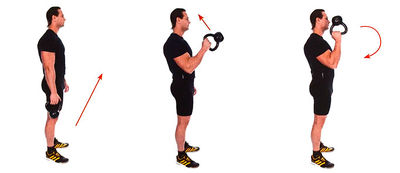 Подъем гири