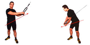 Поворот на блоке