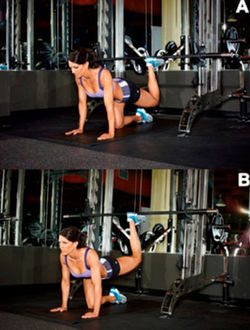 Отведения ноги в тренажере Смитта