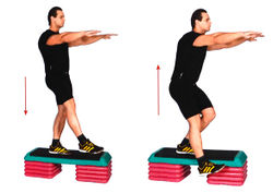 Приседания на одной ноге на скамье