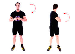 Повороты туловища в стороны